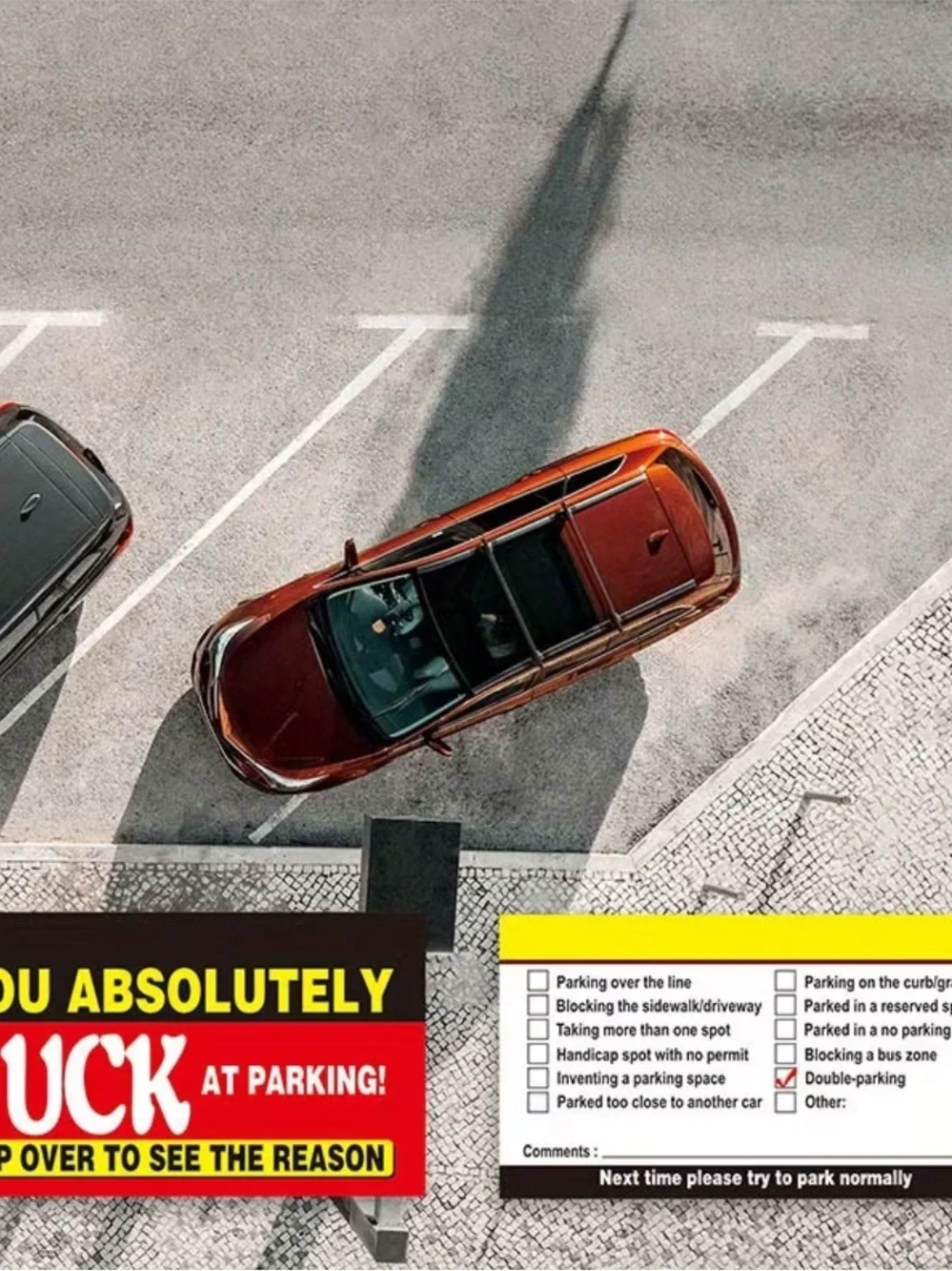 50pc. Funny Parking Violation Cards NIP